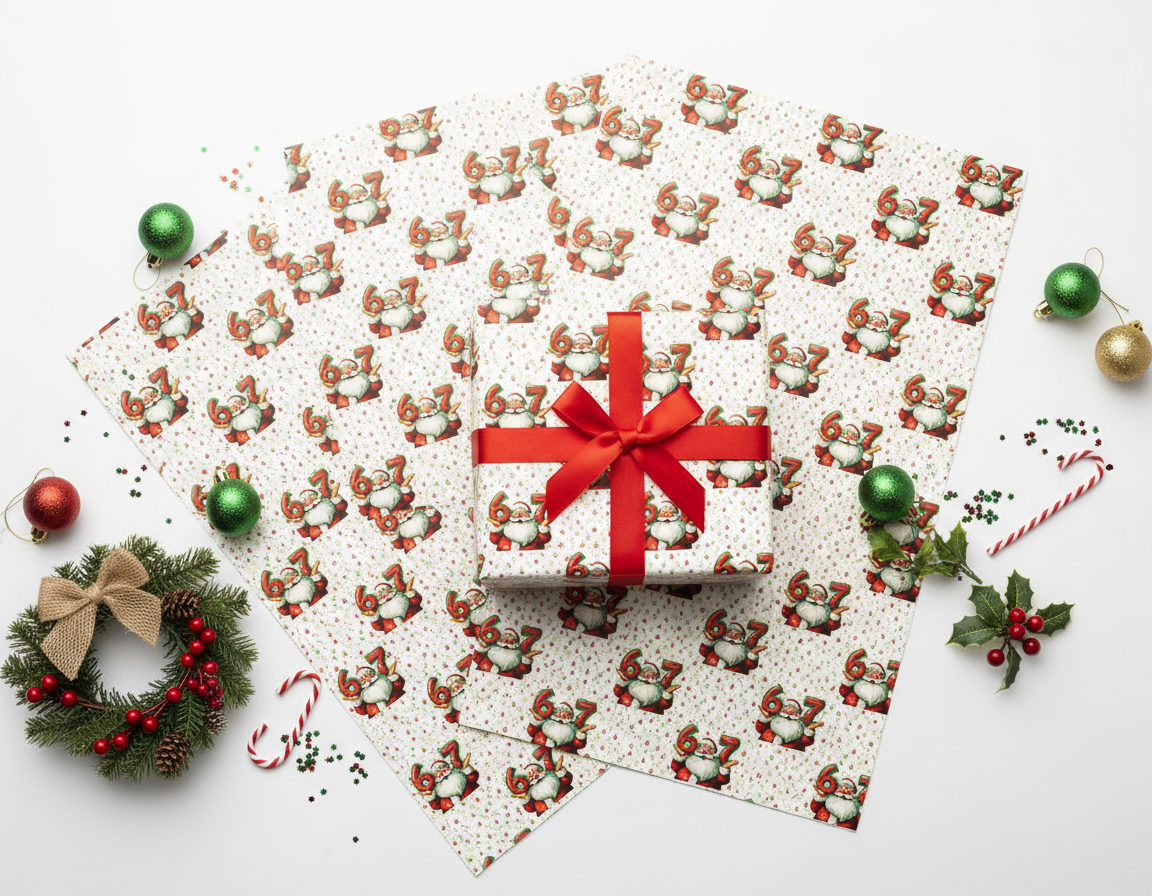 67 Wrapping Paper SUPER BOX — 20 Pre-Cut Sheets (Same as 5 Full Rolls)